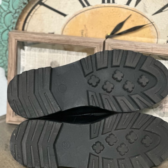 A New Day Black platform/chunky tread sole loafers - Picture 4 of 6